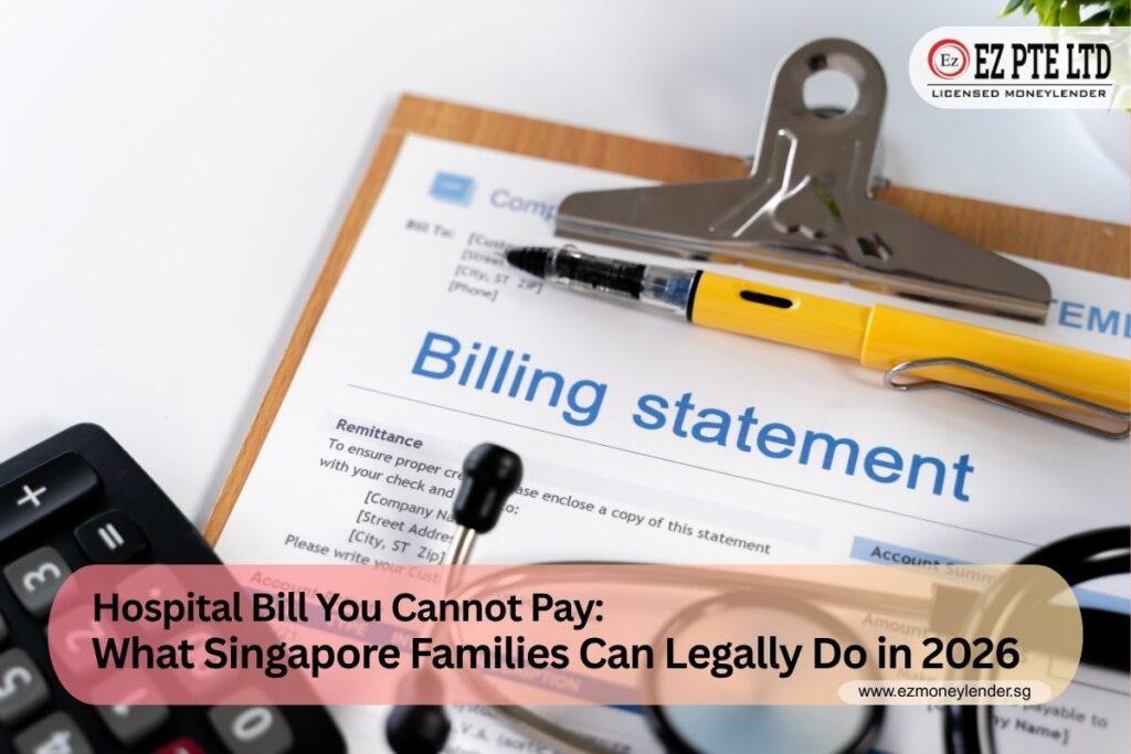 Hospital Bill You Cannot Pay: What Singapore Families Can Legally Do in 2026 1 Someone in your family or you is hospitalised. The biggest nightmare which is the bill comes, What are your options will be discussed here.