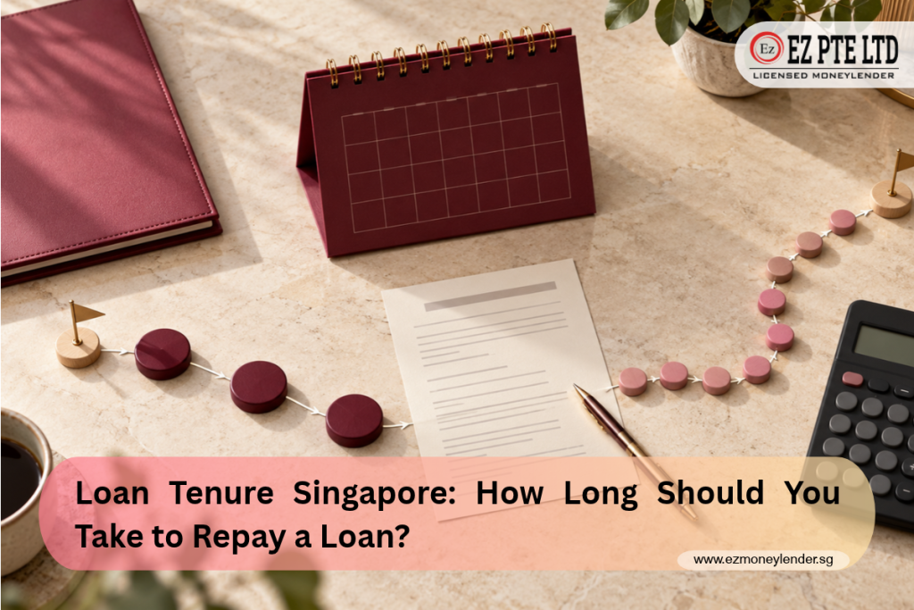 Loan Tenure Singapore: How Long Should You Take to Repay a Loan? 1 Short and long loan repayment paths illustrating how to choose a suitable loan tenure in Singapore.